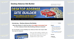 Desktop Screenshot of desktopadsensesitebuilder.com